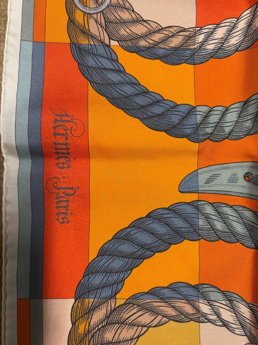 Brand New Hermes Double Face Della Cavalleria Scarf 90cm - Picture 3 of 8